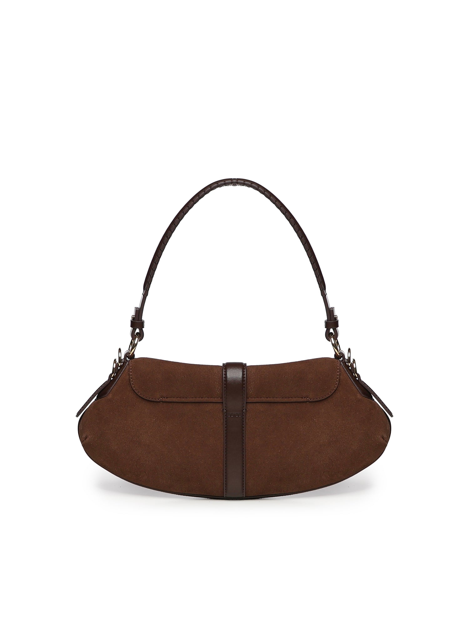 Borse B-KAT RECYCLED SUEDE PELINOVA CHICORY COFFEE B2070052 979 979 GANNI