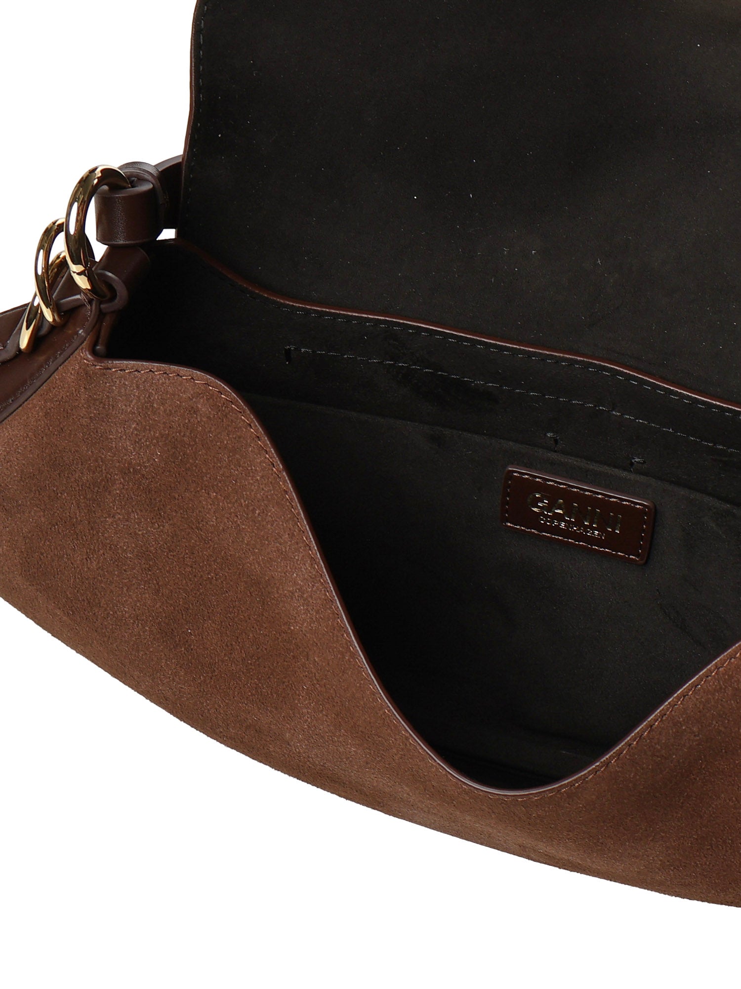 Borse B-KAT RECYCLED SUEDE PELINOVA CHICORY COFFEE B2070052 979 979 GANNI