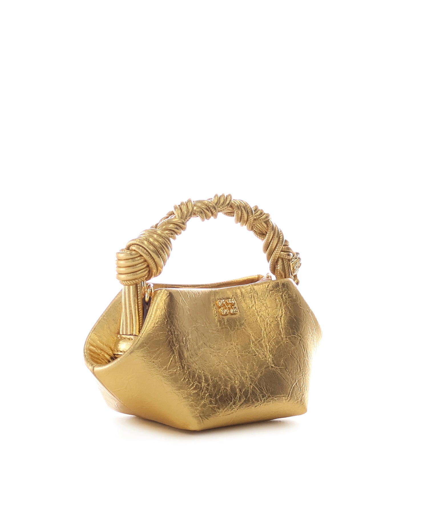 Borse BOU MINI CRUSHED GOLD B2100030 339 339 GANNI