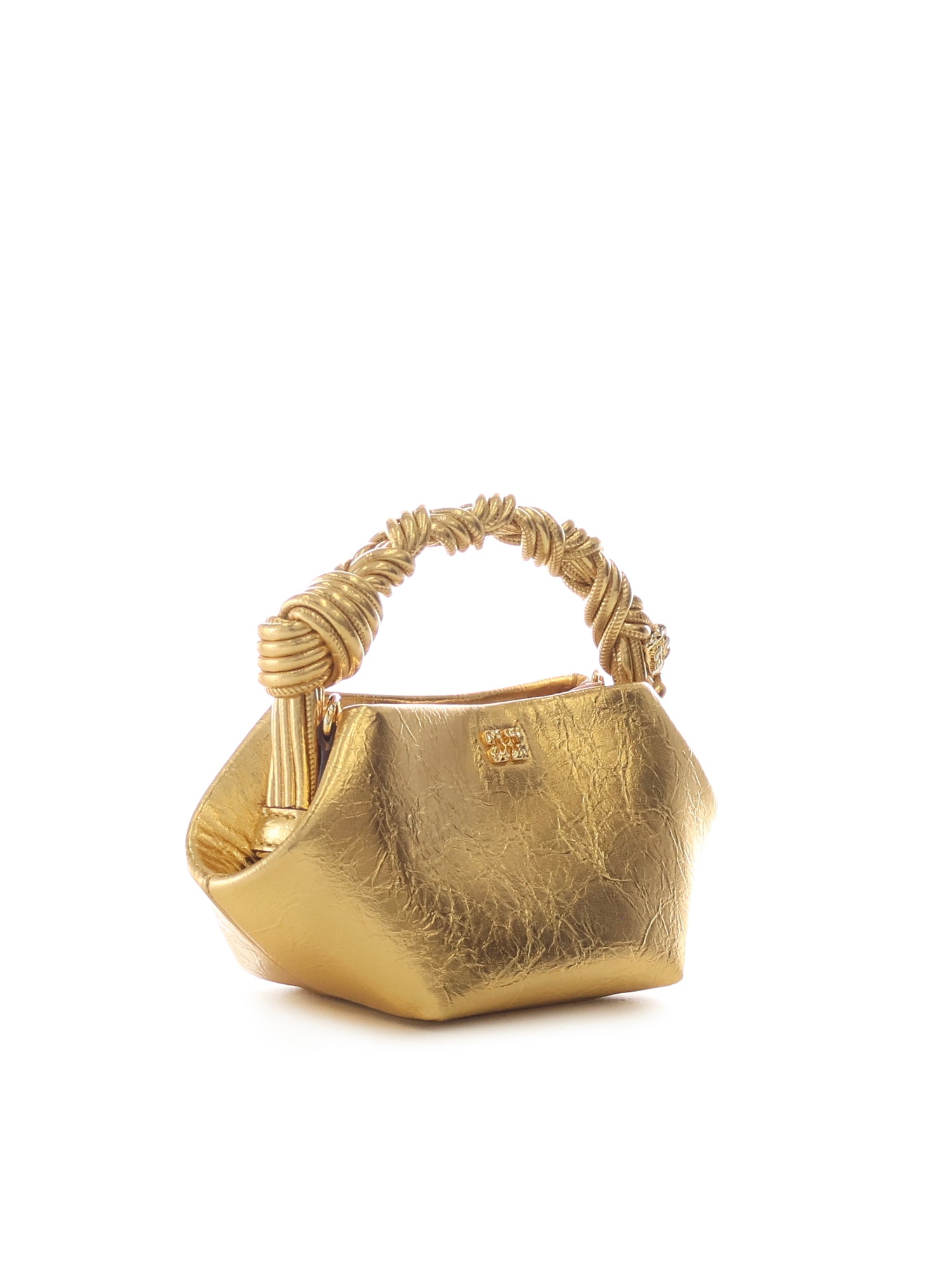 Borse BOU MINI CRUSHED GOLD B2100030 339 339 GANNI