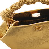 Borse BOU MINI CRUSHED GOLD B2100030 339 339 GANNI