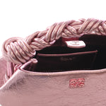 Borse BOU MINI CRUSHED SILVER PINK B2100030 499 499 GANNI