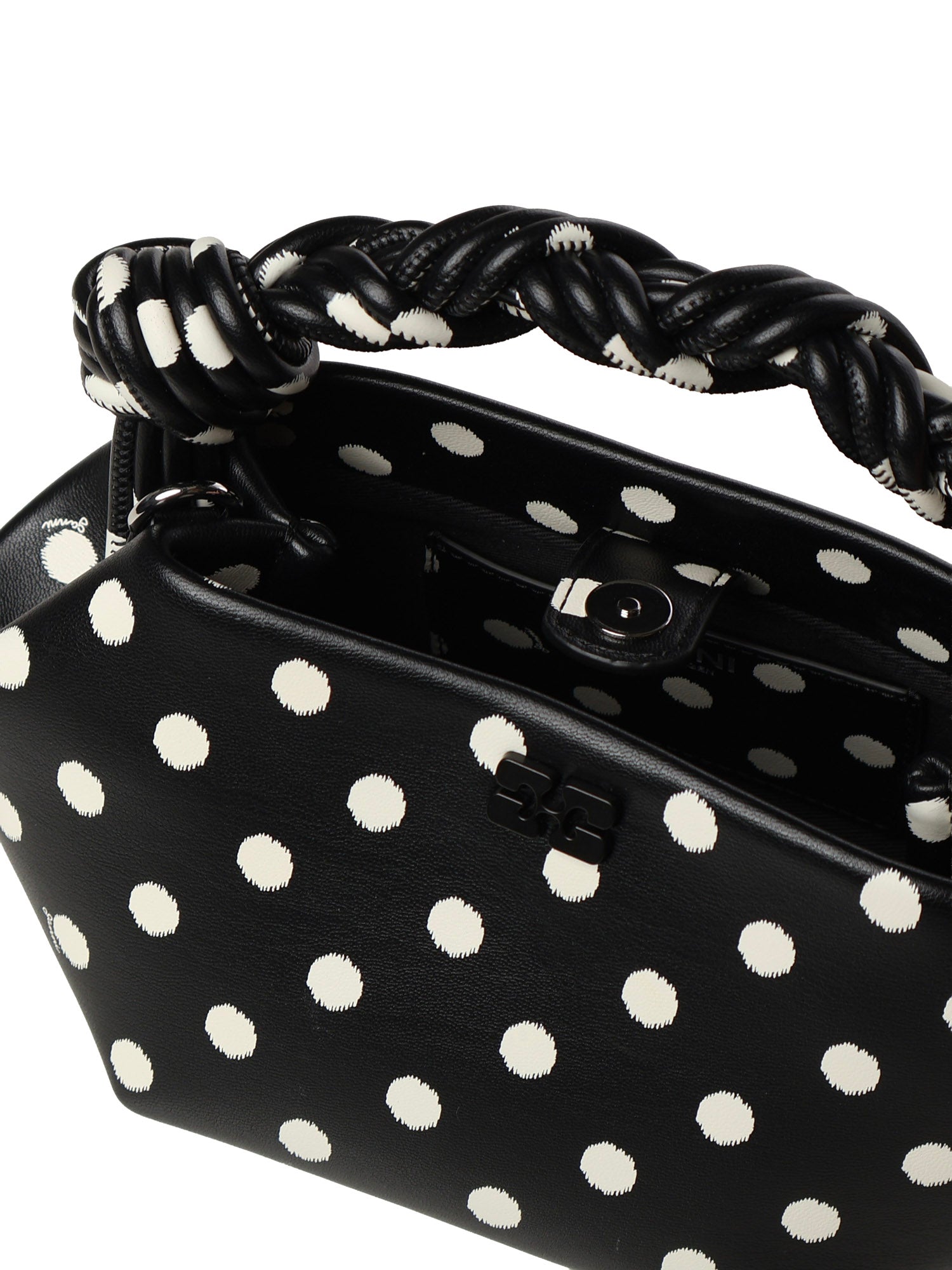 Borse BOU MINI PRINTED BLACK B2100058 099 099 GANNI