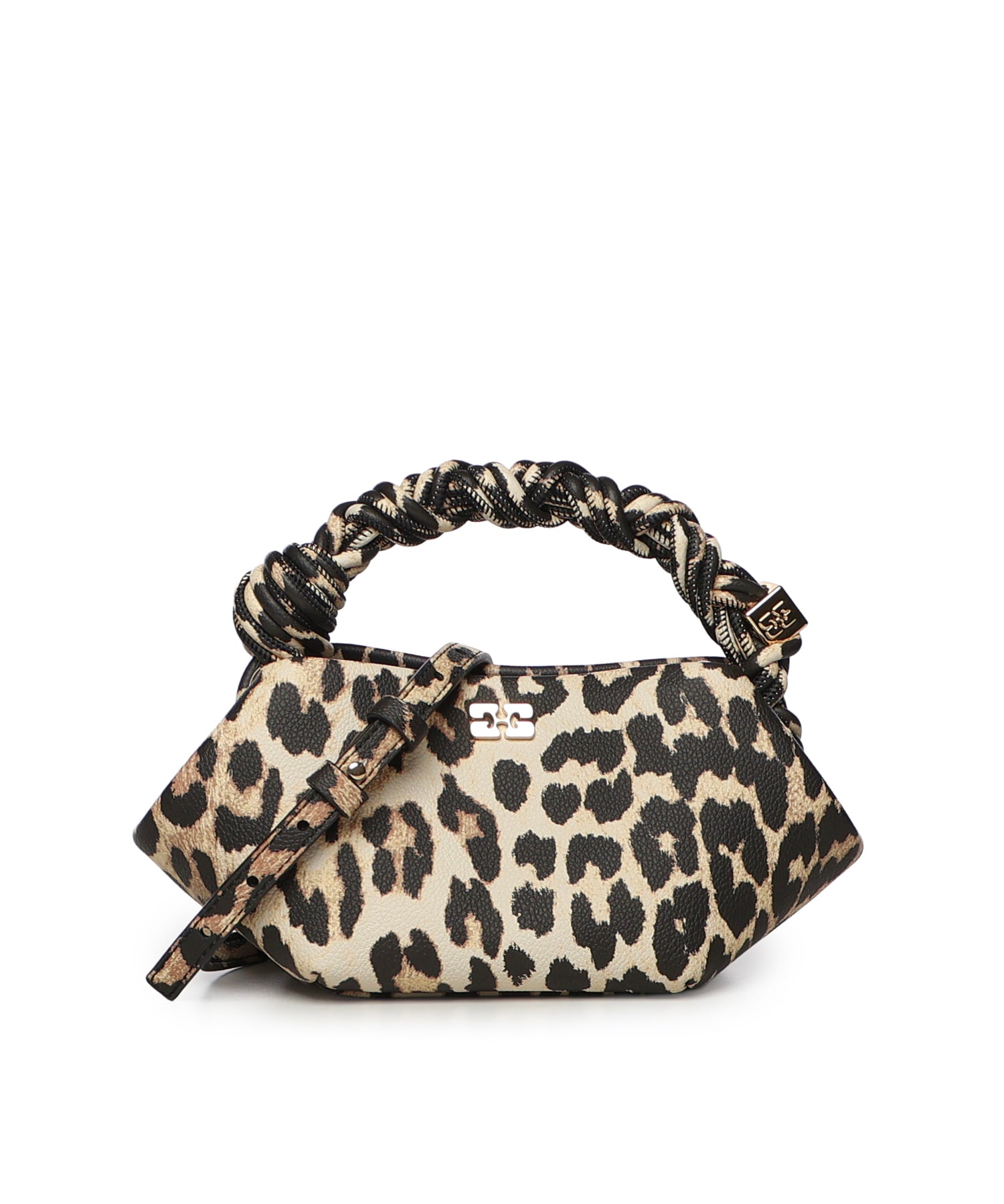 Borse BOU MINI GRAINED PRINTED ALMOND MILK B2100063 859 859 GANNI