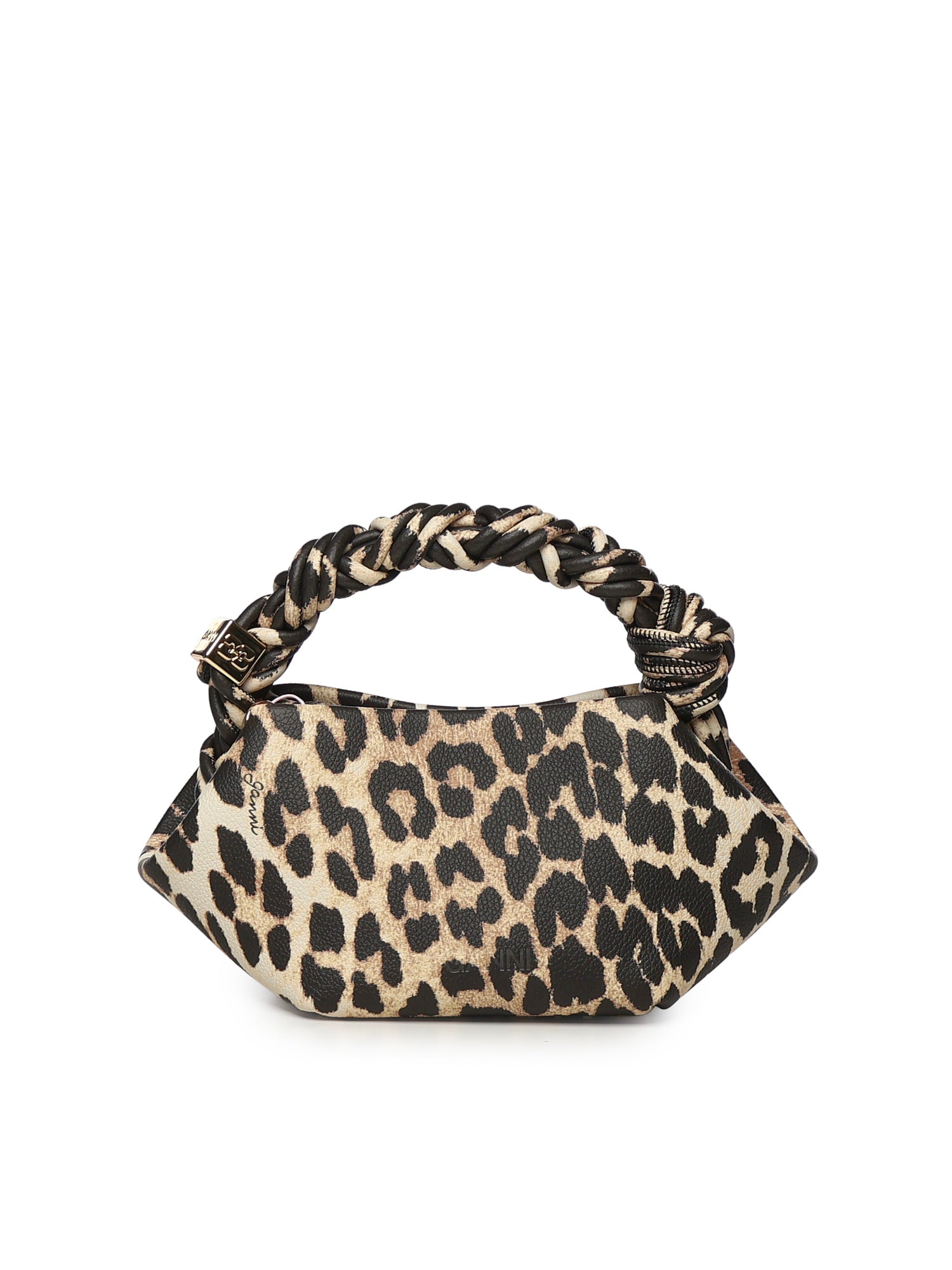 Borse BOU MINI GRAINED PRINTED ALMOND MILK B2100063 859 859 GANNI