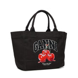 Borse MEDIUM TRAPEZE SHOPPER CHERRY PRINTED PHANTOM B2110038 252 252 GANNI