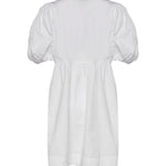 Abiti COTTON POPLIN TIE STRING MINI DRESS BRIGHT WHITE F9170 151 151 GANNI