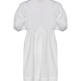 Abiti COTTON POPLIN TIE STRING MINI DRESS BRIGHT WHITE F9170 151 151 GANNI