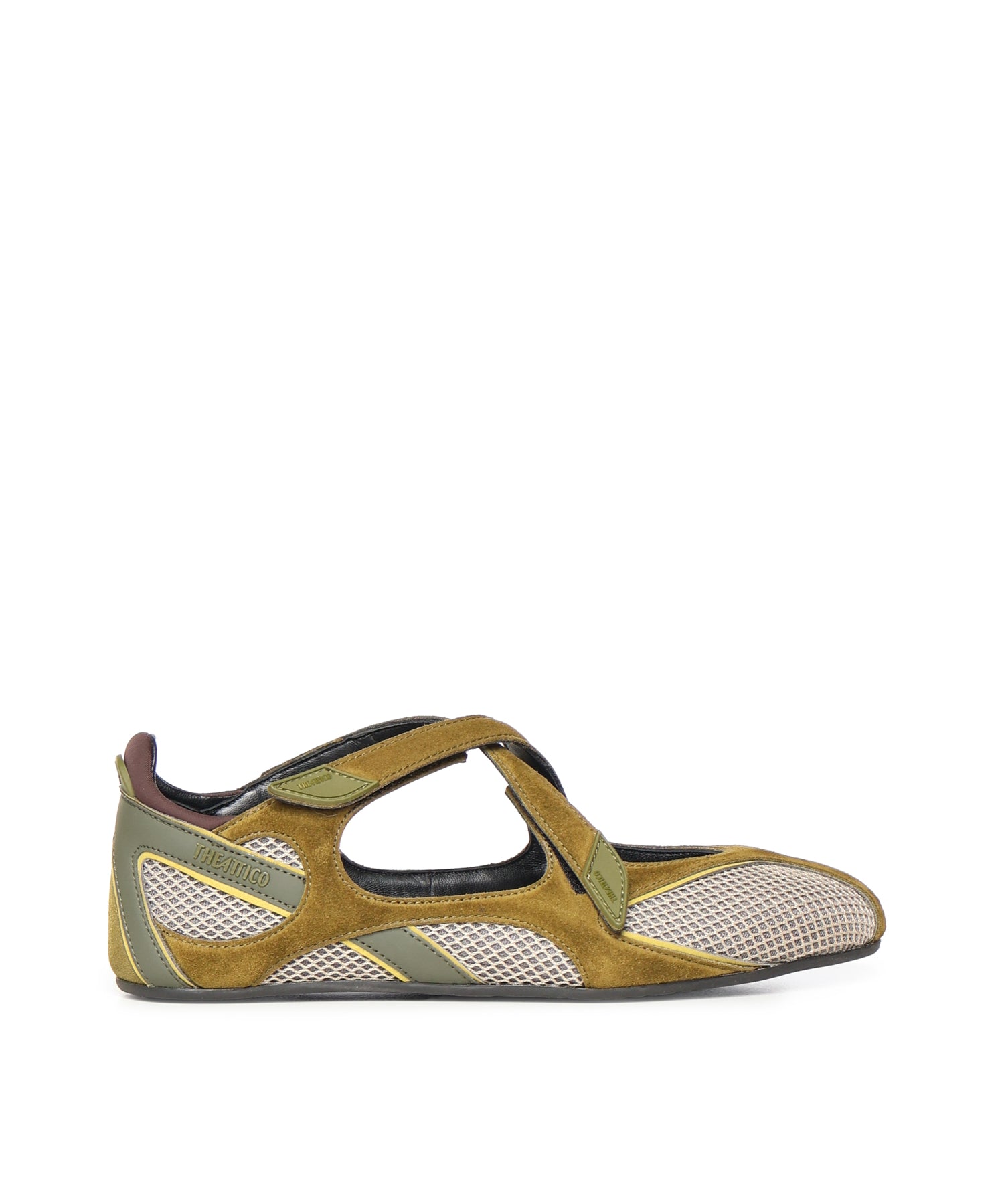 Ballerine 'FLOOR01' BALLERINA FLAT MILITARY GREEN 251WSH00871 MIX062AA 828 828 THE Attico