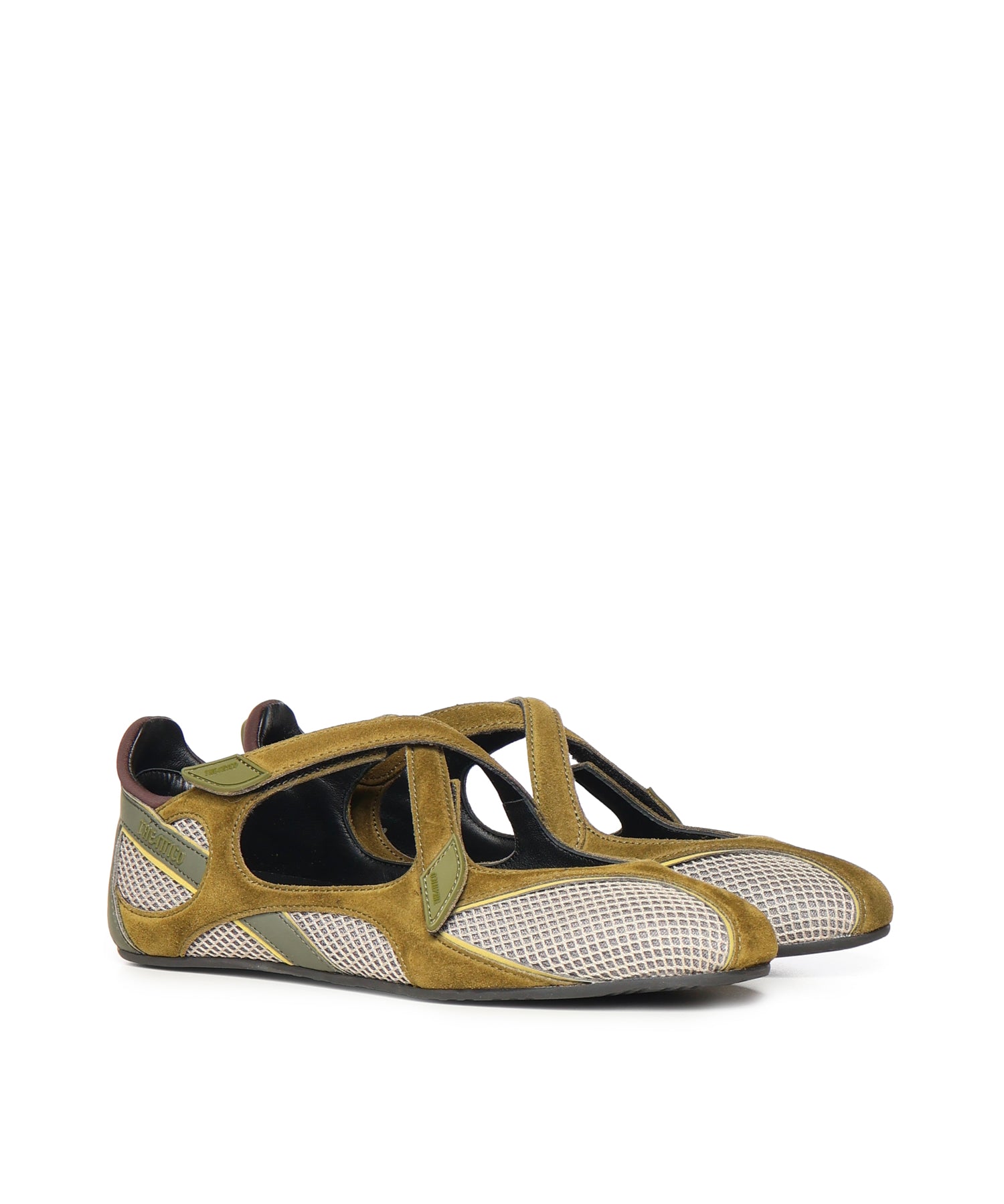 Ballerine 'FLOOR01' BALLERINA FLAT MILITARY GREEN 251WSH00871 MIX062AA 828 828 THE Attico