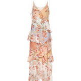 Abiti AWAKEN FRILLED SLIP DRESS SPLICED PRINT 4997DRS261 SPLPR SPLPR ZIMMERMANN