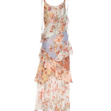 Abiti AWAKEN FRILLED SLIP DRESS SPLICED PRINT 4997DRS261 SPLPR SPLPR ZIMMERMANN