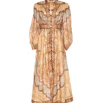 Abiti WANDERLUST PLUNGE MIDI DRESS TAPESTRY MULTI 5753DRS262 TPML TPML ZIMMERMANN