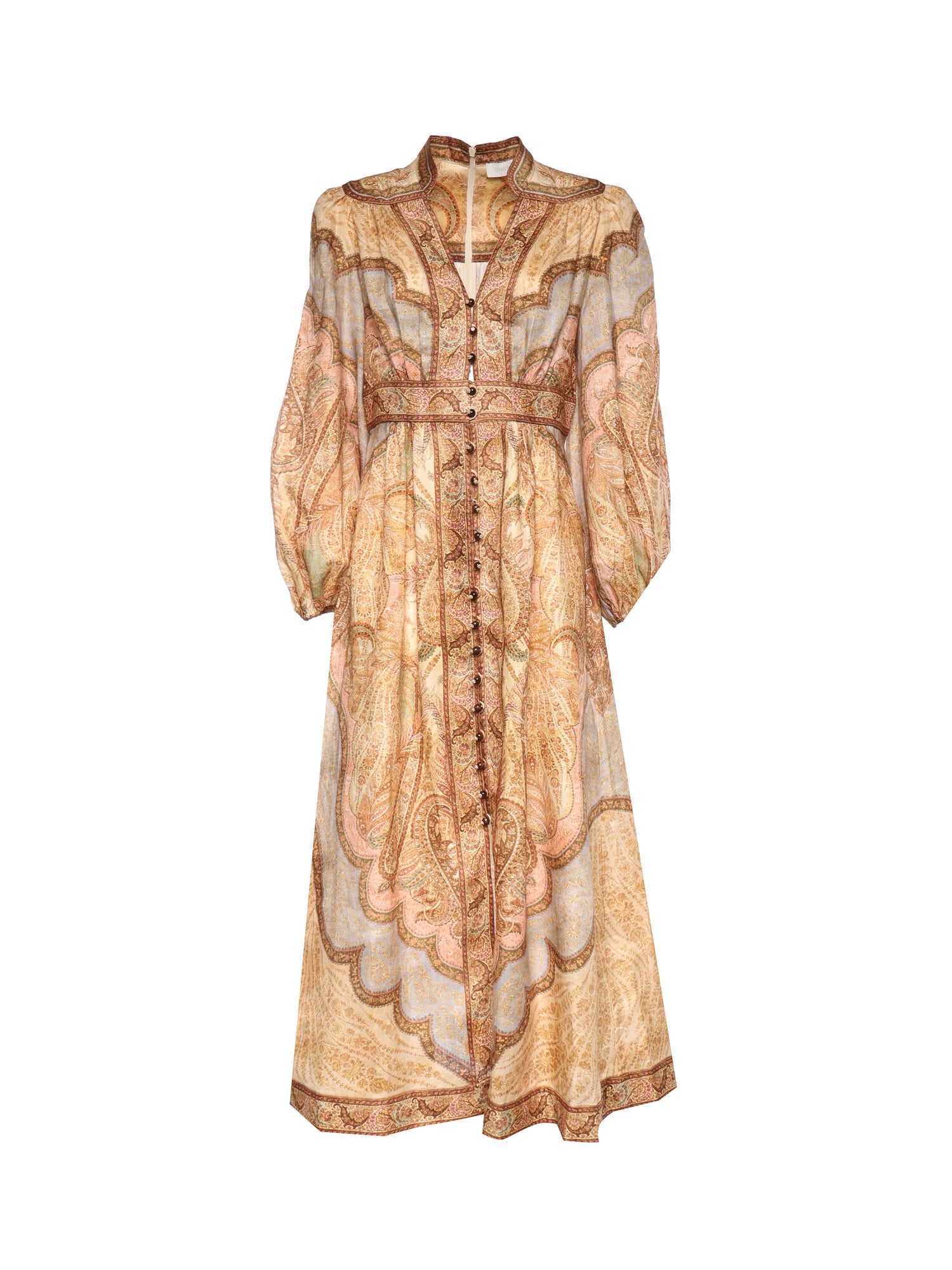 Abiti WANDERLUST PLUNGE MIDI DRESS TAPESTRY MULTI 5753DRS262 TPML TPML ZIMMERMANN