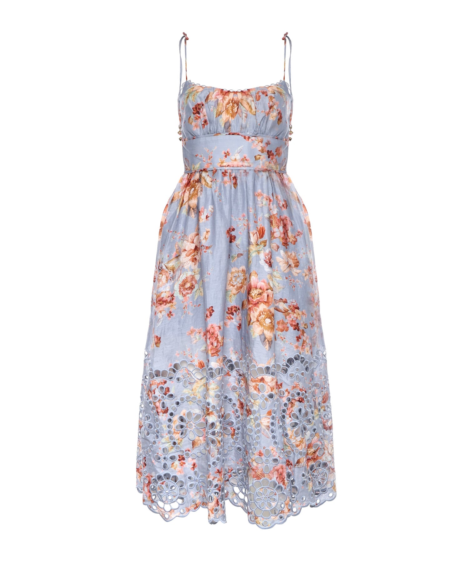 Abiti AWAKEN PICNIC DRESS CHAMBRAY FLORAL 5826DRS261 CFLR CFLR ZIMMERMANN