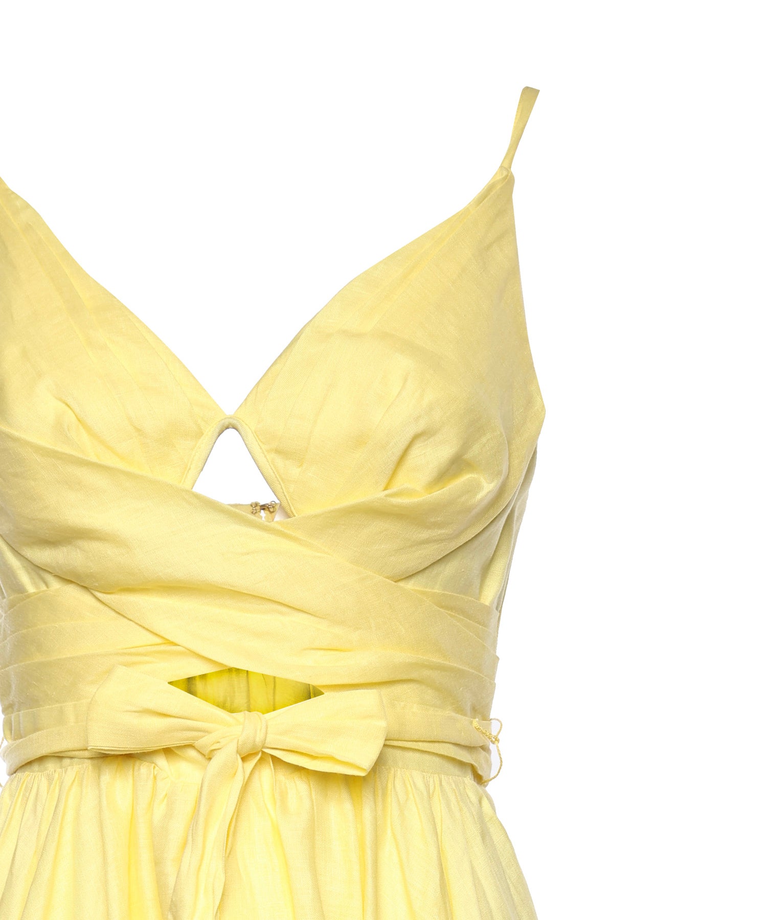 Abiti AWAKEN MIDI DRESS LEMON 6177DRS261 LEM LEM ZIMMERMANN