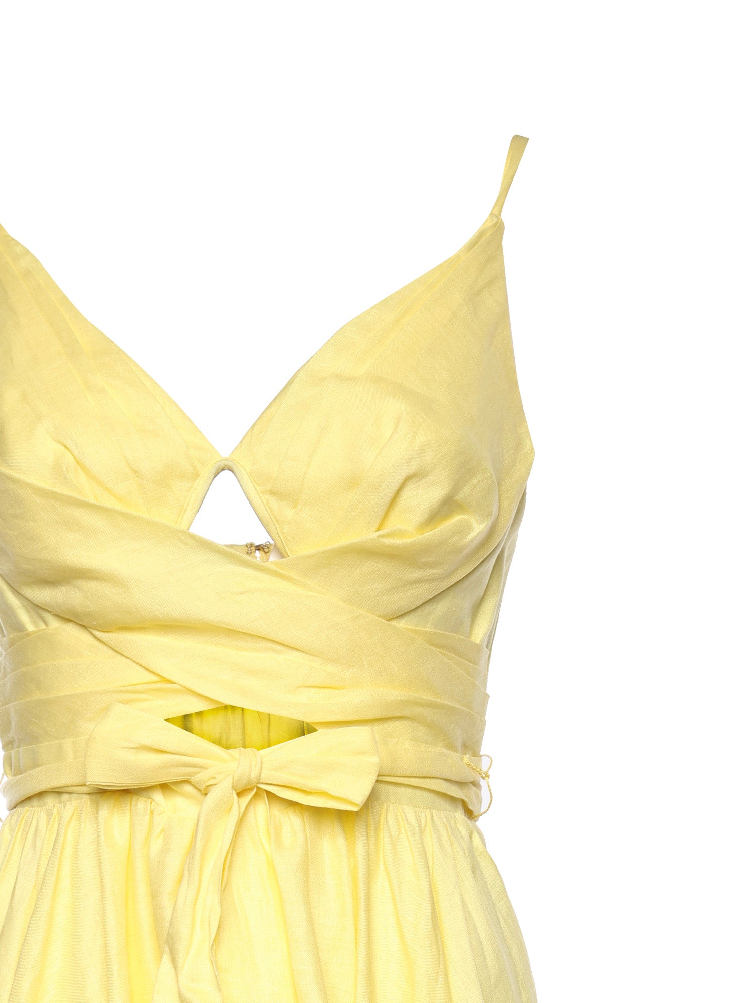 Abiti AWAKEN MIDI DRESS LEMON 6177DRS261 LEM LEM ZIMMERMANN