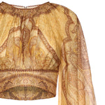 Topwear WANDERLUST BODICE  TAPESTRY MUSTARD MULTI 6436TRS262 TPMM TPMM ZIMMERMANN