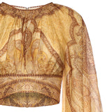 Topwear WANDERLUST BODICE  TAPESTRY MUSTARD MULTI 6436TRS262 TPMM TPMM ZIMMERMANN