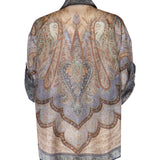 Topwear WANDERLUST SHORT SLEEVE SHIRT TAPESTRY BLUE MULTI 8624TRS262 TPBL TPBL ZIMMERMANN