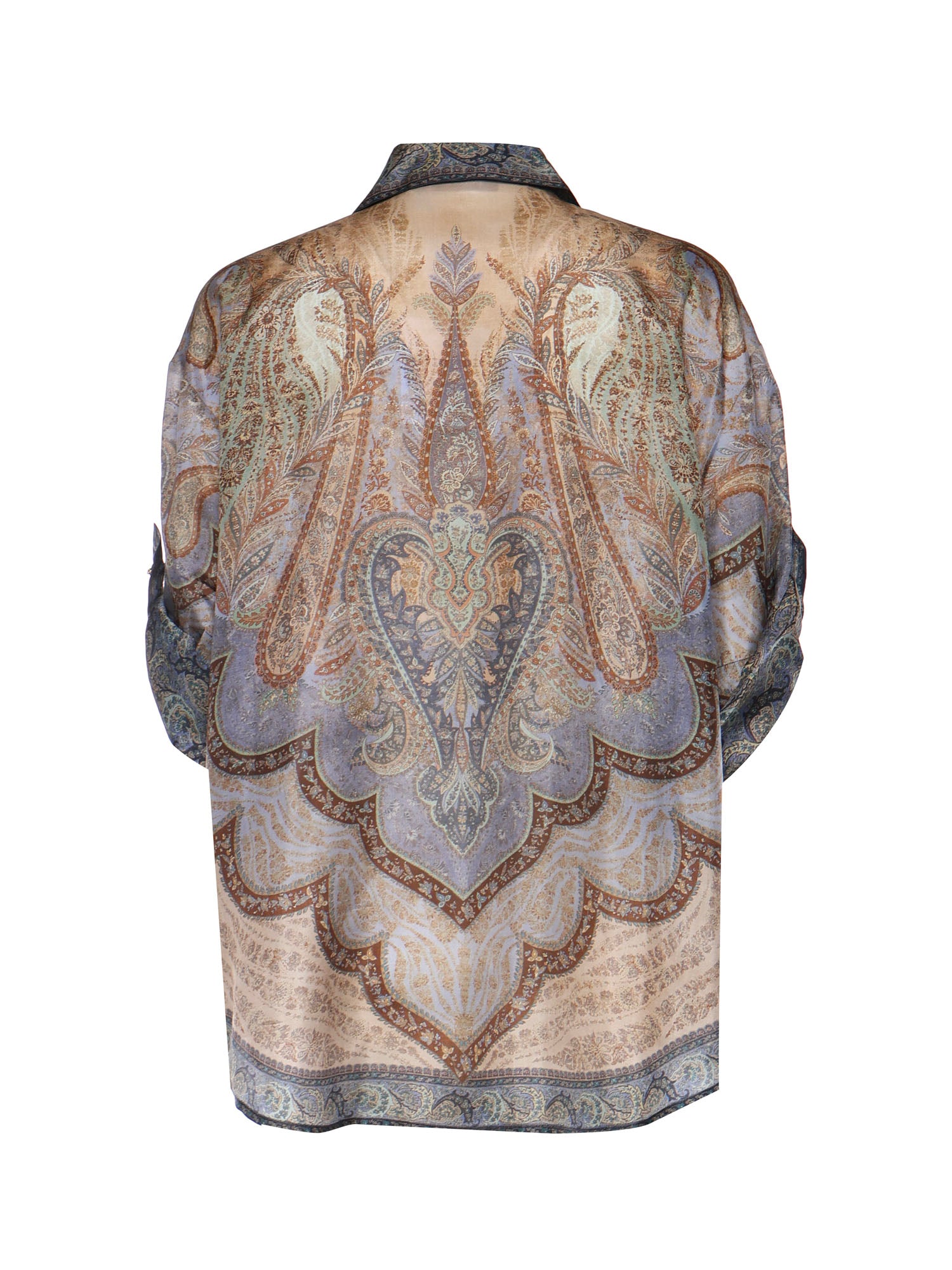 Topwear WANDERLUST SHORT SLEEVE SHIRT TAPESTRY BLUE MULTI 8624TRS262 TPBL TPBL ZIMMERMANN