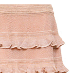 Maglieria REBELLION FRILL MIDI SKIRT METALLIC ROSE GOLD 4439SC261 MTRG MTRG ZIMMERMANN