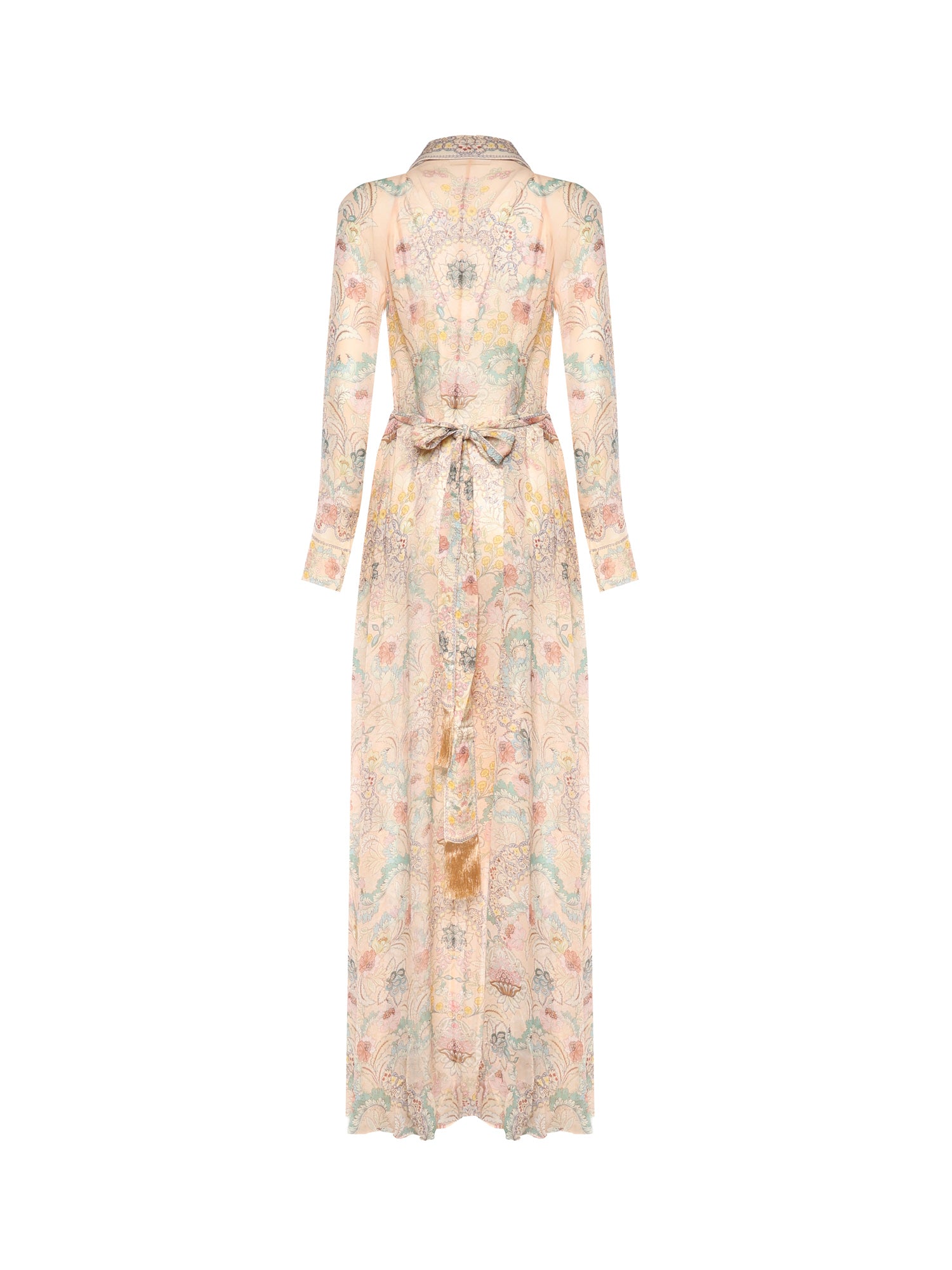 Abiti REBELLION PUSSYBOW SHIRT DRESS PINK FLORAL 5357DC261 PIF PIF ZIMMERMANN