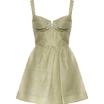 Abiti REBELLION DRAPE MINI DRESS PALM 6493DC261 PPALM PPALM ZIMMERMANN