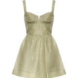 Abiti REBELLION DRAPE MINI DRESS PALM 6493DC261 PPALM PPALM ZIMMERMANN