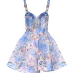 Abiti REBELLION DRAPE MINI DRESS SKY BLOOM 6493DC261 SKBLM SKBLM ZIMMERMANN