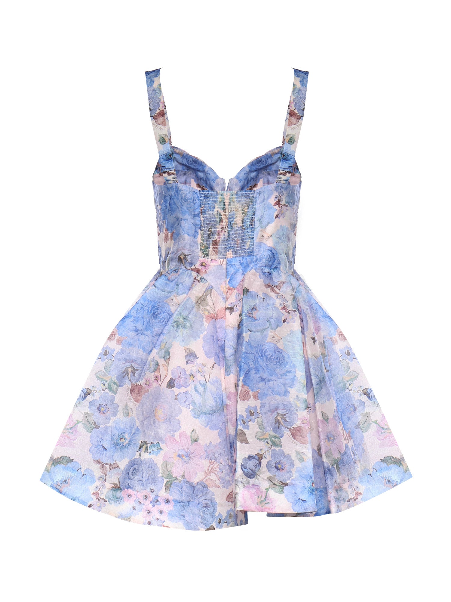 Abiti REBELLION DRAPE MINI DRESS SKY BLOOM 6493DC261 SKBLM SKBLM ZIMMERMANN