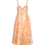 Abiti REBELLION DRAPE MIDI DRESS GOLDEN BLOOM 6847DC261 GLBLM GLBLM ZIMMERMANN