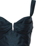 Abiti REBELLION DRAPE MIDI DRESS TEAL 6847DC261 TEAL TEAL ZIMMERMANN