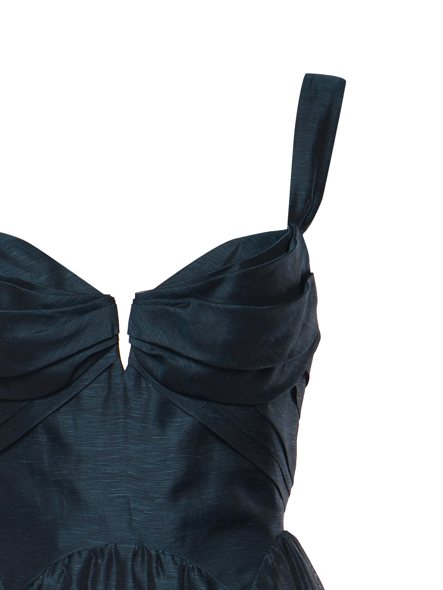 Abiti REBELLION DRAPE MIDI DRESS TEAL 6847DC261 TEAL TEAL ZIMMERMANN