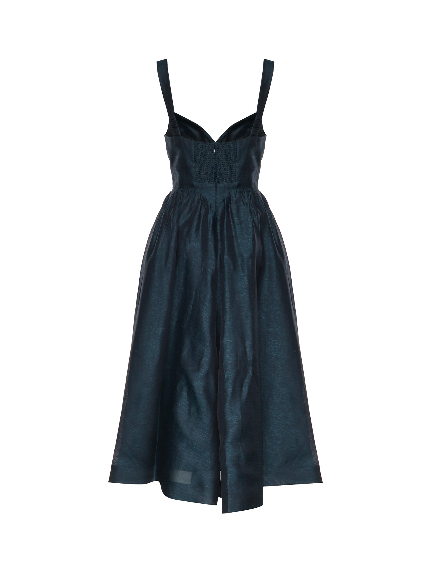 Abiti REBELLION DRAPE MIDI DRESS TEAL 6847DC261 TEAL TEAL ZIMMERMANN