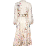 Abiti REBELLION BUTTON MIDI DRESS CREAM AVIARY 9143DC261 CRMAV CRMAV ZIMMERMANN