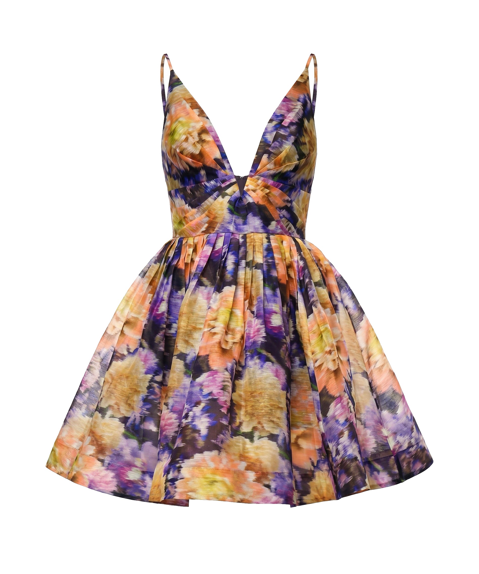 Abiti LUNA V NECK MINI DRESS NAVY DAHLIA 4398DS261 NVDH NVDH ZIMMERMANN
