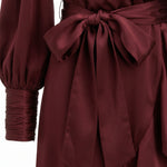 Abiti SILK WRAP MIDI DRESS MAHOGANY 8066DS26R MAHO MAHO ZIMMERMANN