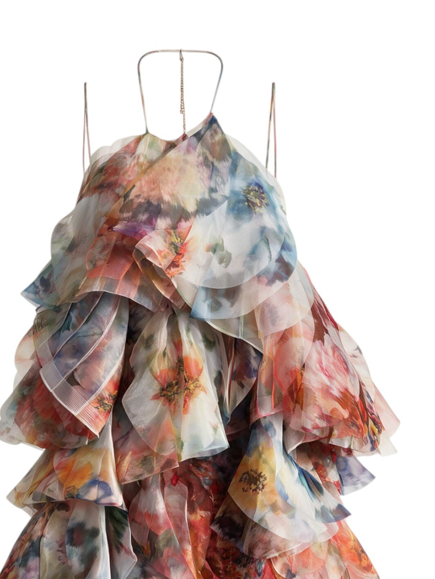 Abiti LUNA FANNED MAXI DRESS SPLICED FLORAL 8163DS261 SPLIFLO SPLIFLO ZIMMERMANN