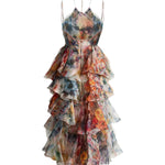 Abiti LUNA FANNED MAXI DRESS SPLICED FLORAL 8163DS261 SPLIFLO SPLIFLO ZIMMERMANN
