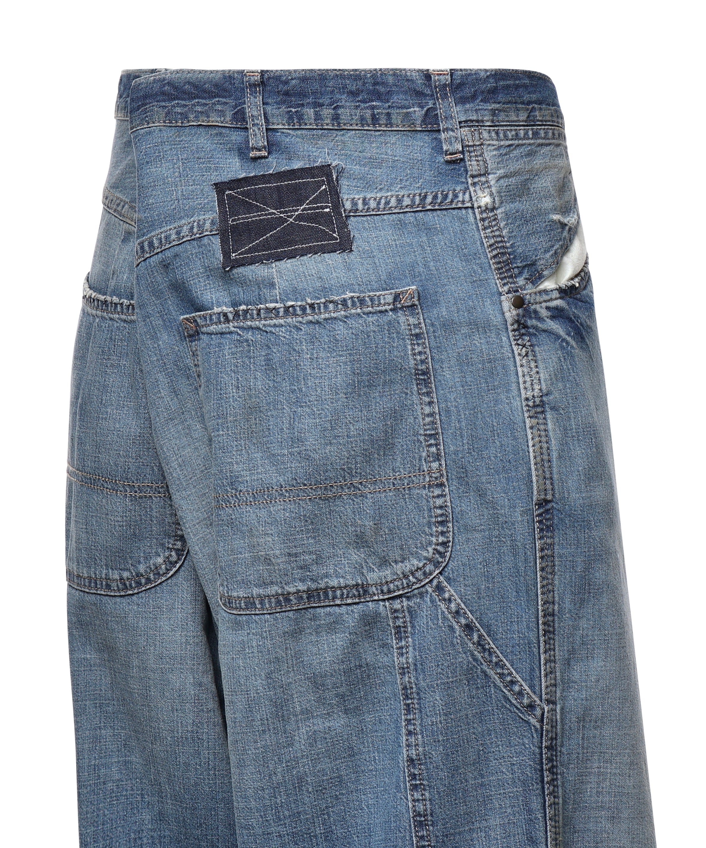 Pantaloni PANTS BLUE WASHED S50KA0711 M30021 963 963 MAISON MARGIELA