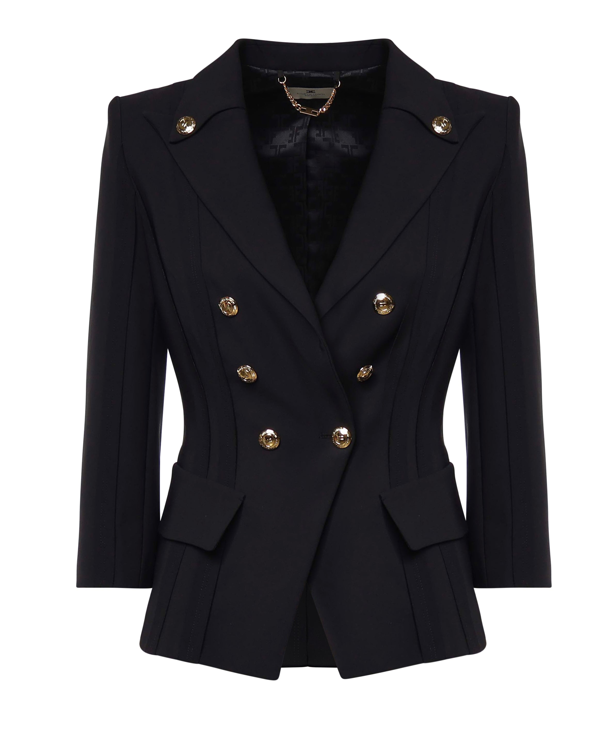 Giacca GIACCA NERO GI21861E2 110 110 ELISABETTA FRANCHI