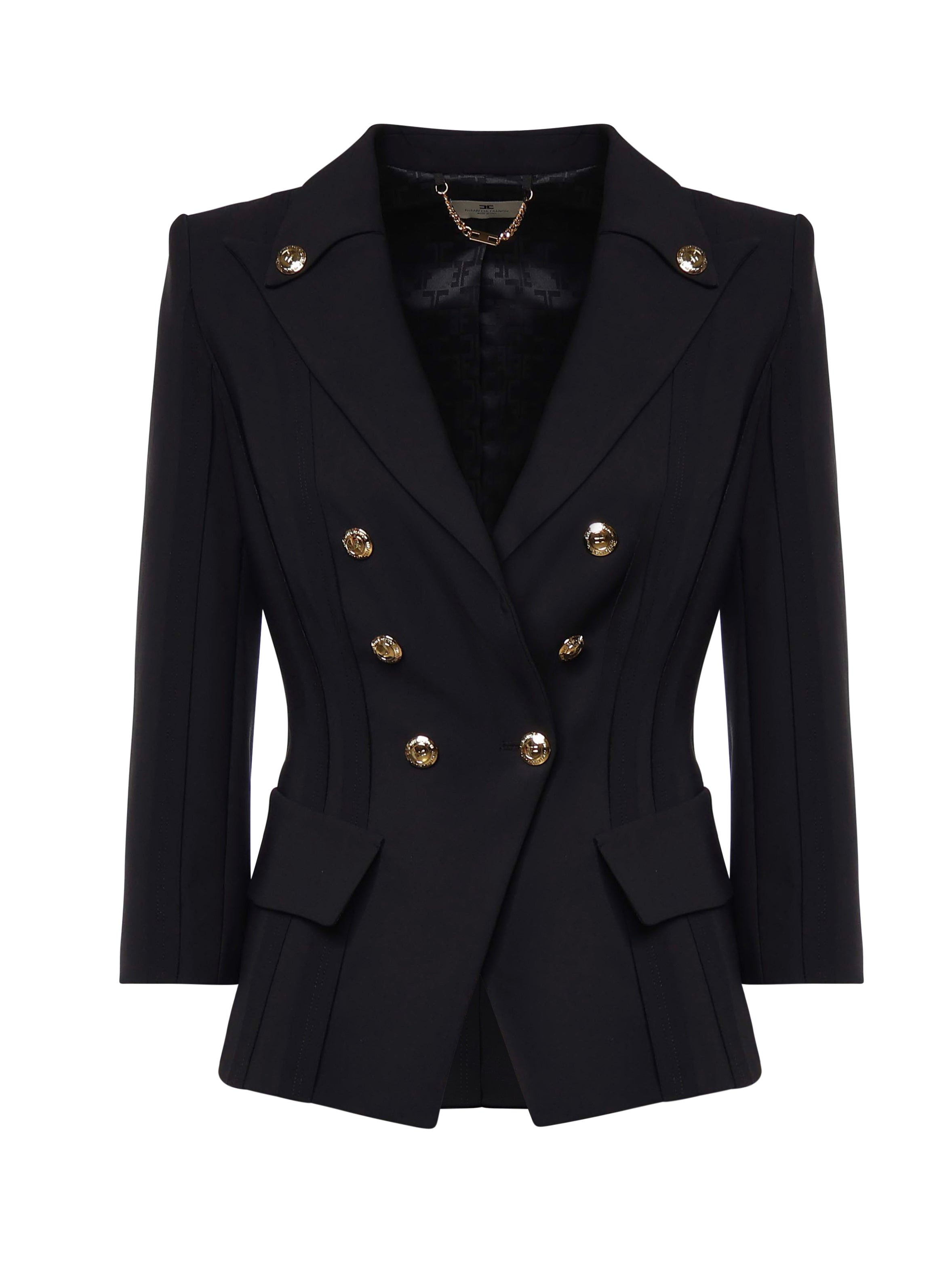 Giacca GIACCA NERO GI21861E2 110 110 ELISABETTA FRANCHI