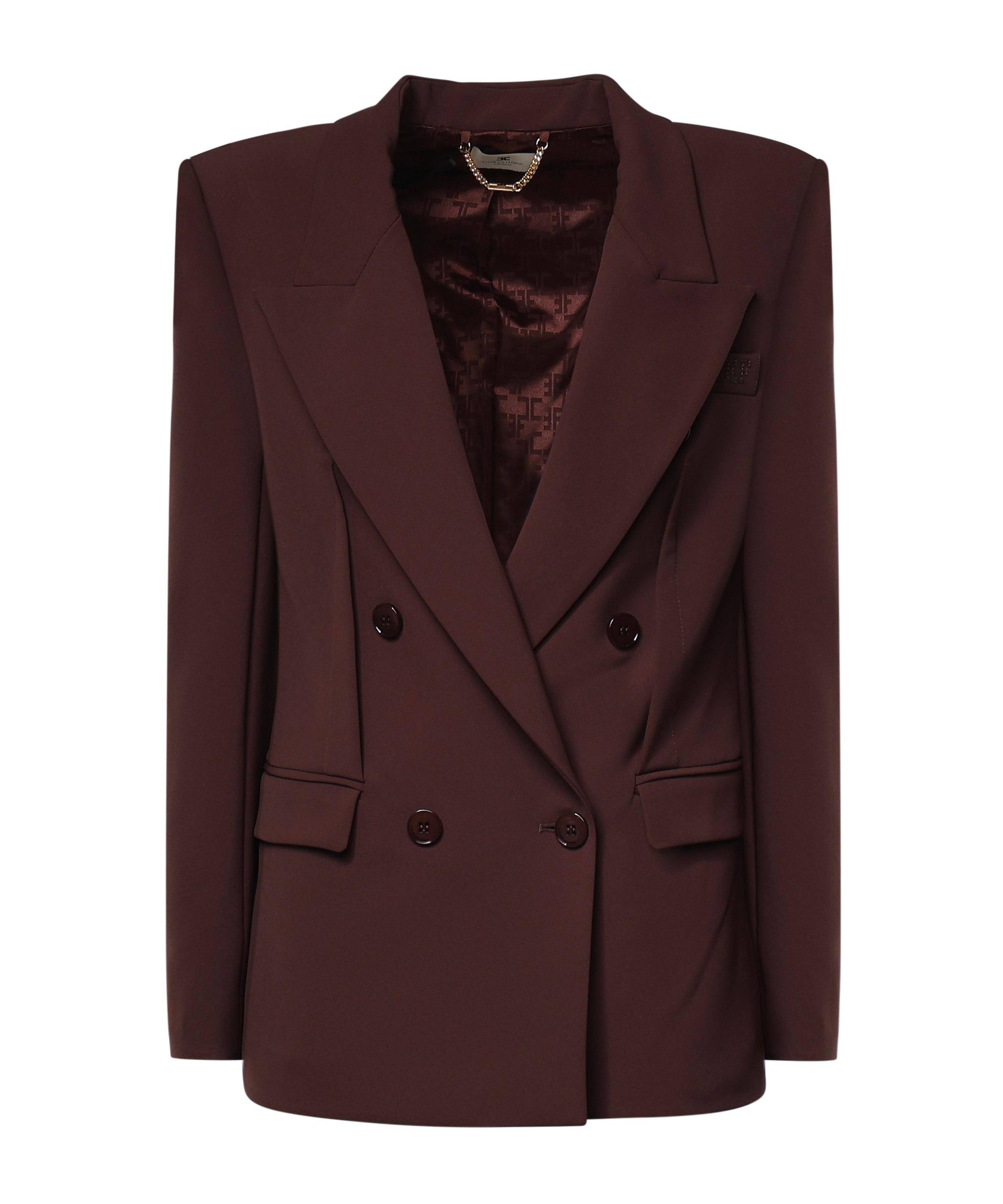 Giacca GIACCA CACAO GI21762E2 644 644 ELISABETTA FRANCHI