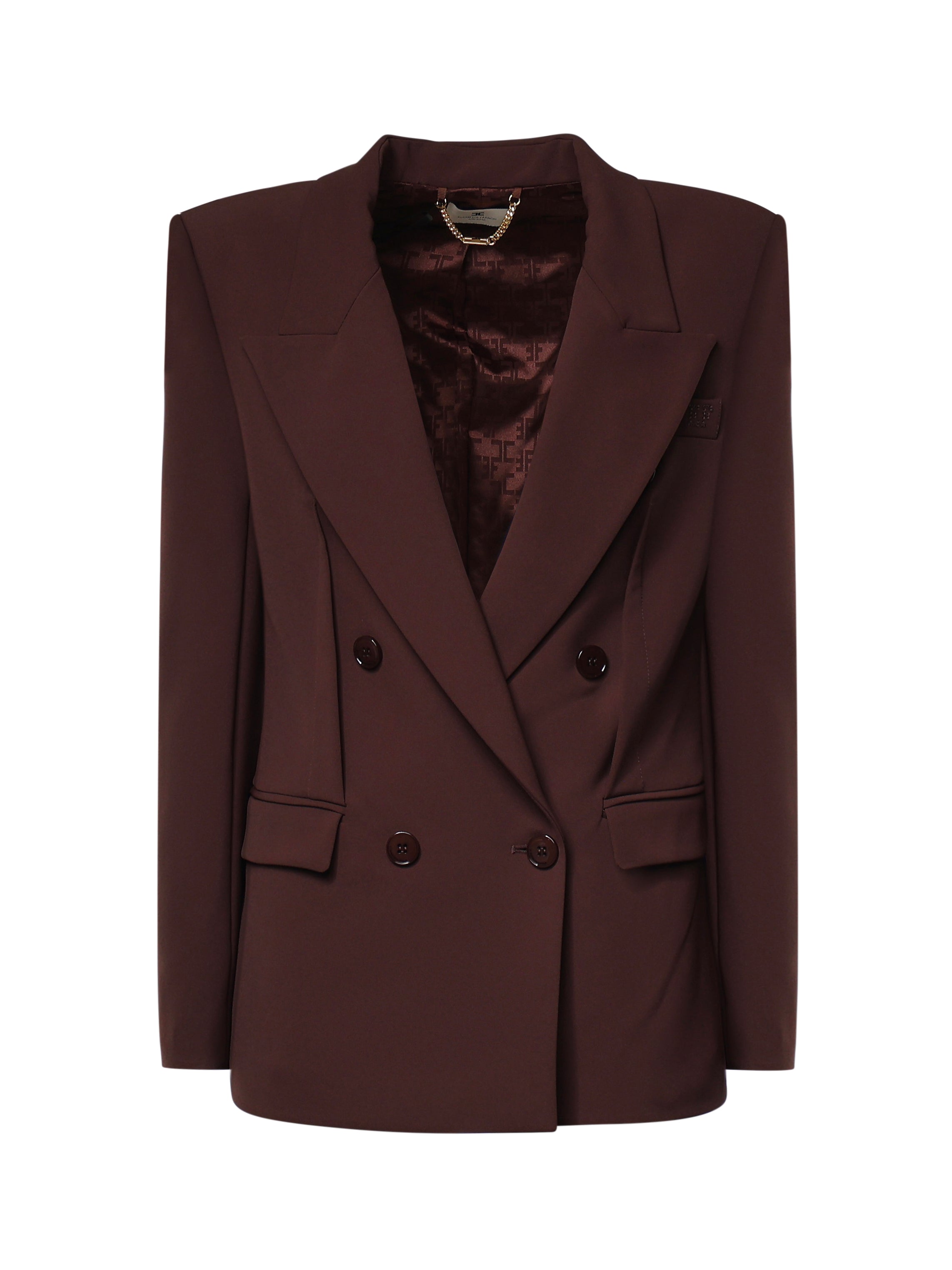 Giacca GIACCA CACAO GI21762E2 644 644 ELISABETTA FRANCHI
