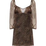 Abiti ROBE SOIE IMPRIMEE LEOPARD 859949 Y7J38 9665 9665 SAINT LAURENT