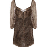 Abiti ROBE SOIE IMPRIMEE LEOPARD 859949 Y7J38 9665 9665 SAINT LAURENT