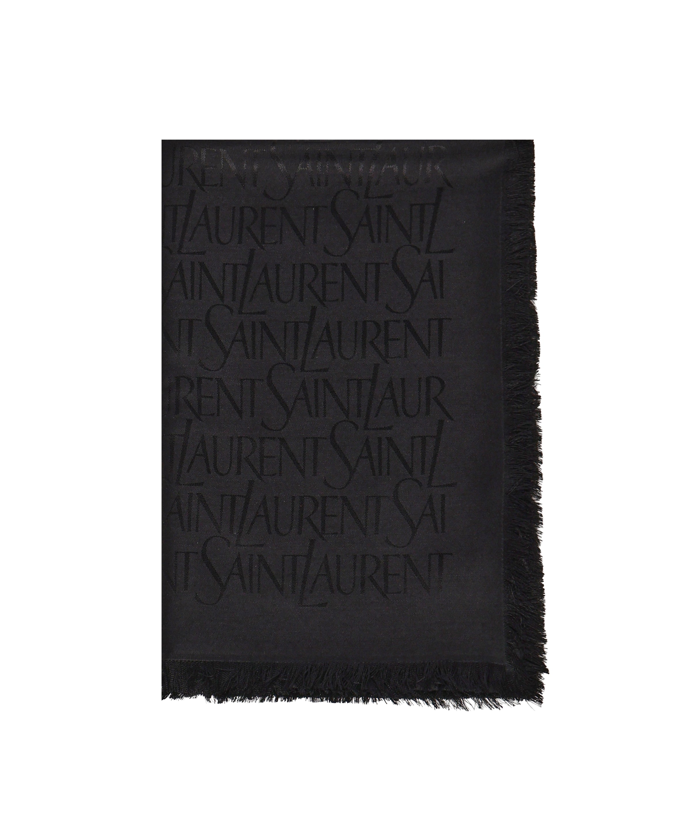 Accessori SAINT LAURENT JACQUARD LARGE 737930 3YN21 1000 1000 SAINT LAURENT