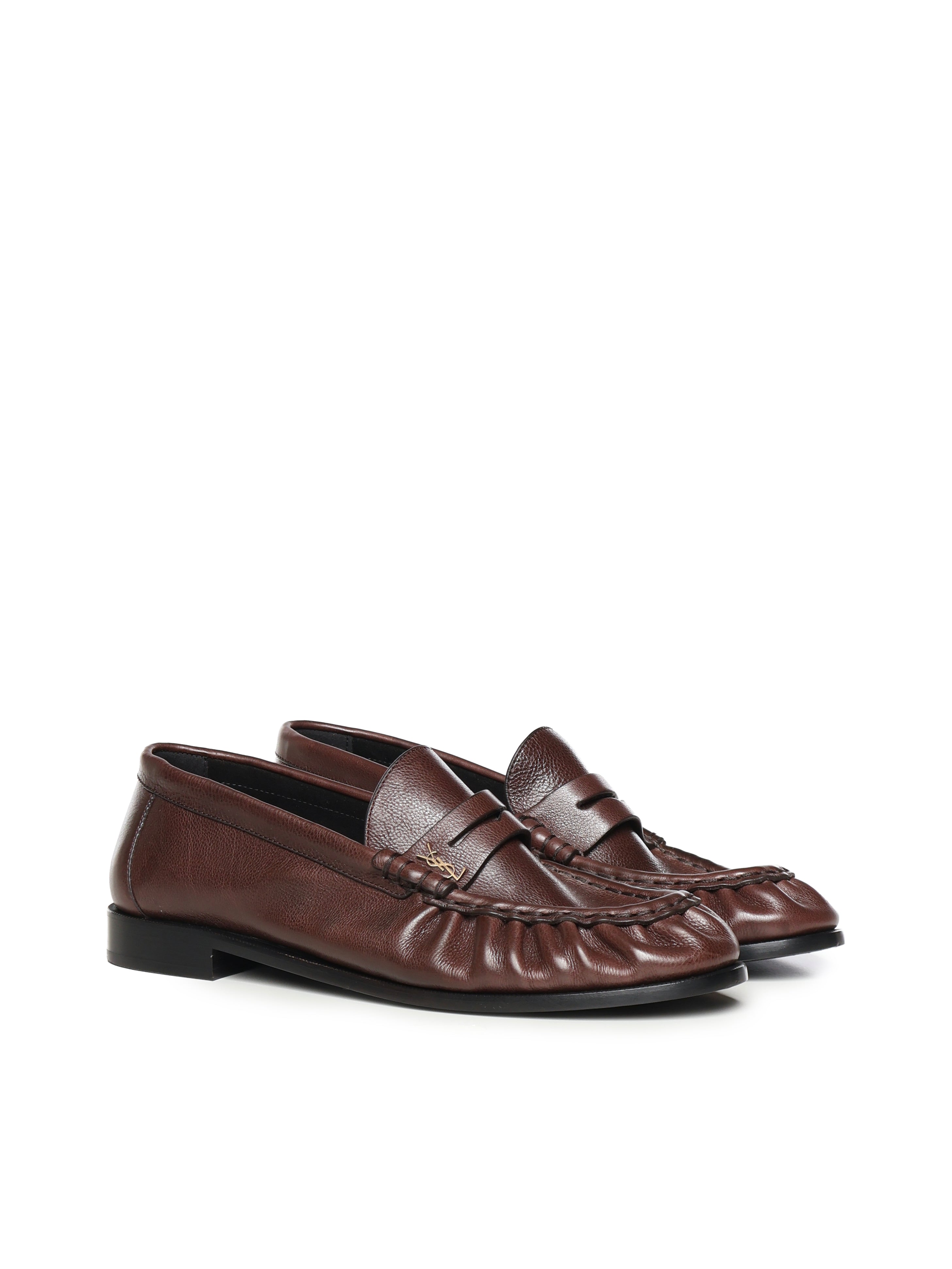 Calzature LE LOAFER 15 M VT CORV/GOLD 839471 25VAA 2128 2128 SAINT LAURENT