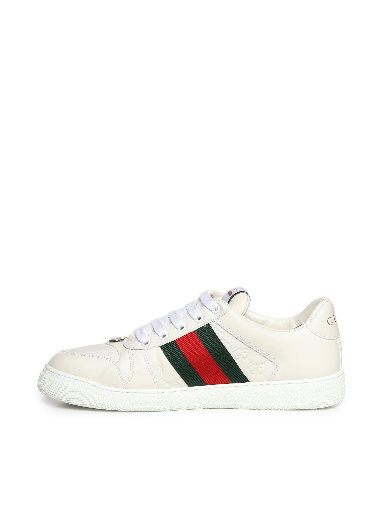 Sneakers M SCREENER SNEAKER LTHR GG 9094 7 G WHITE 798785 AADU0 9094 9094 GUCCI